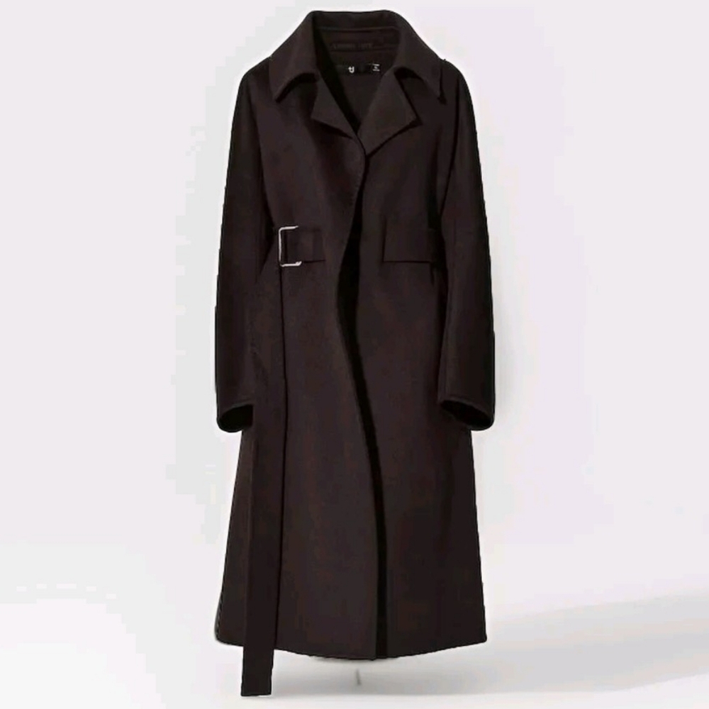 Uniqlo +J JW Anderson Cashmere Blend Wrap Long Coat